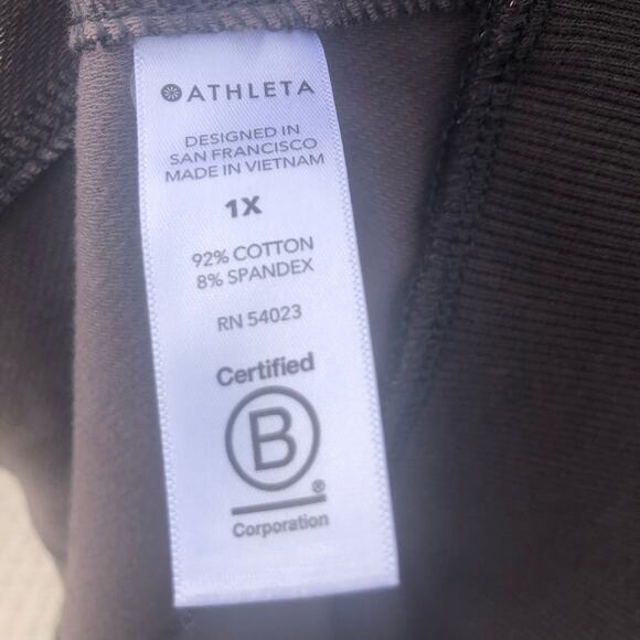 Athleta Farallon Camo Crewneck Sweatshirt Plus 1X - Picture 5 of 6